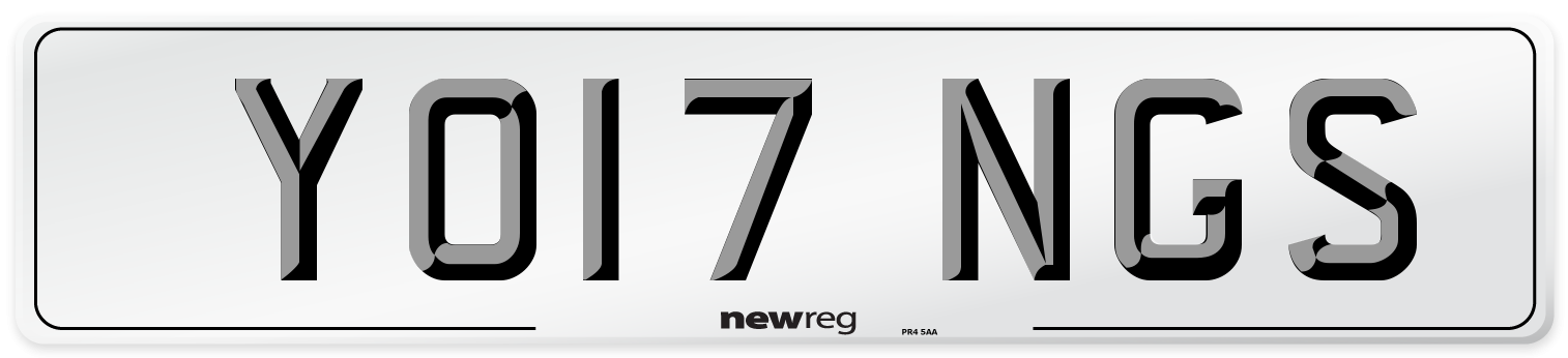 YO17 NGS Number Plate from New Reg